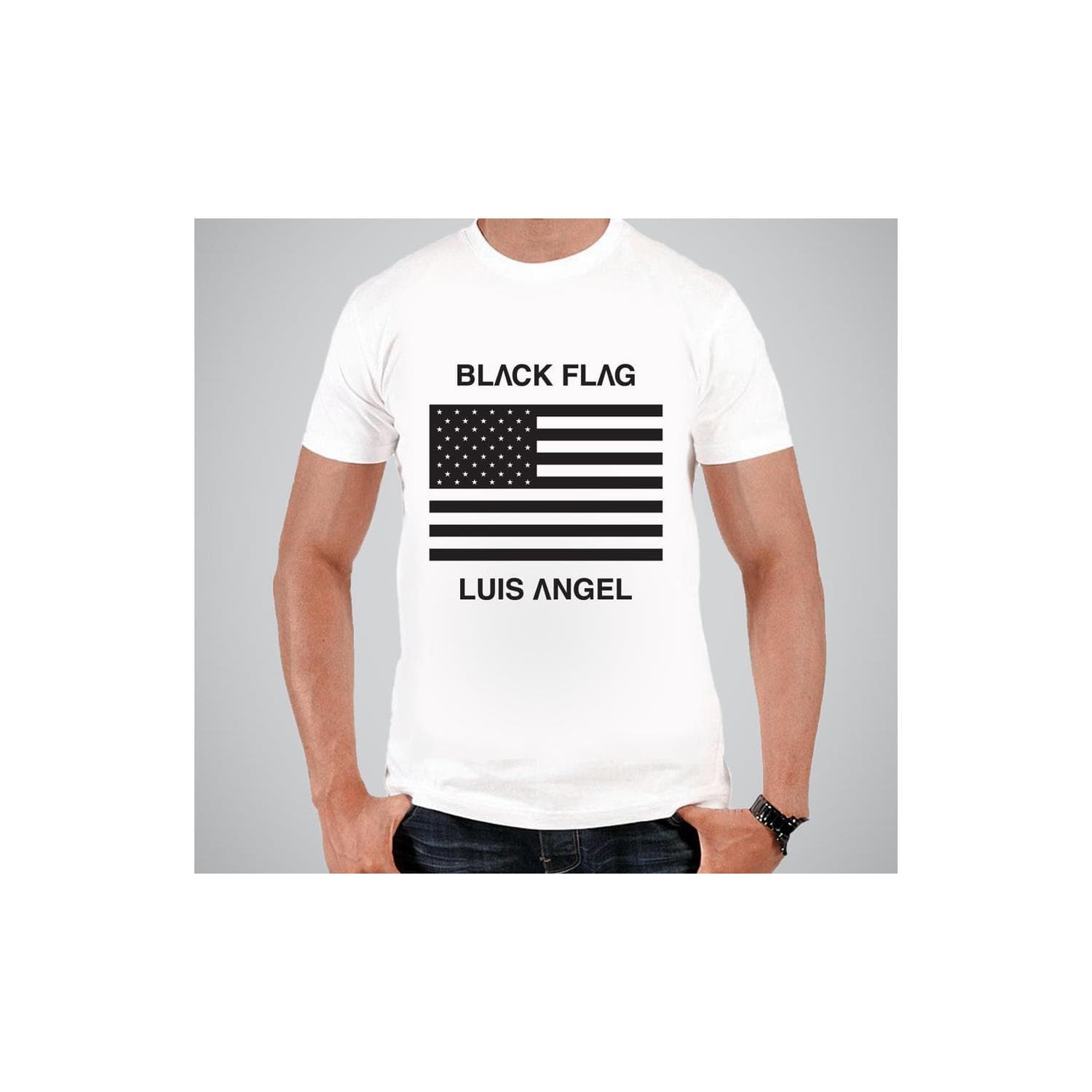Tshirt Black Flag Noir