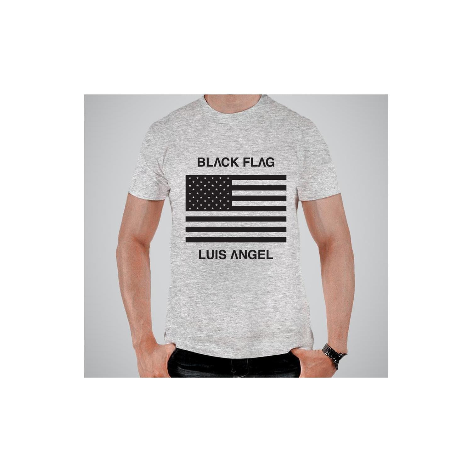 Tshirt Black Flag Noir