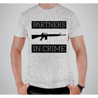 Tshirt Crime 02 Noir